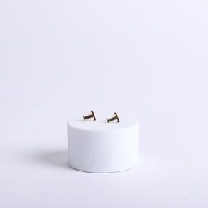 Tennessee Vols Mini Gold Letter T Football Studs Gameday Earrings